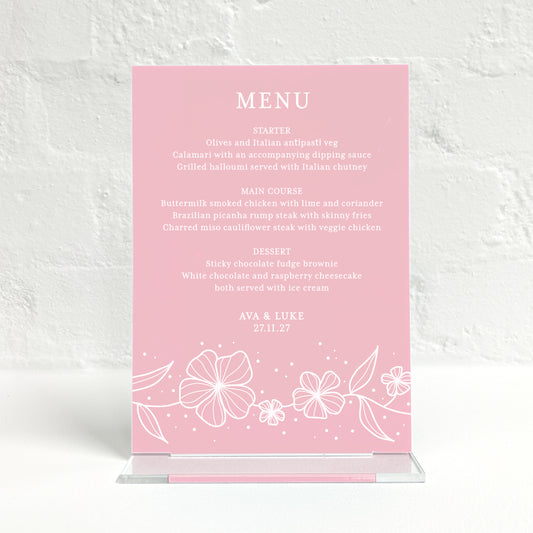 Ava Matching Small Table Sign