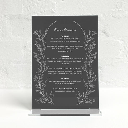 Bailey Matching Small Table Sign