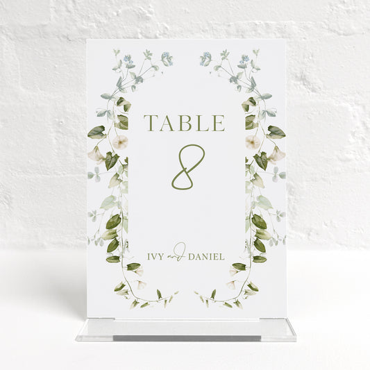 Ivy Matching Small Table Sign