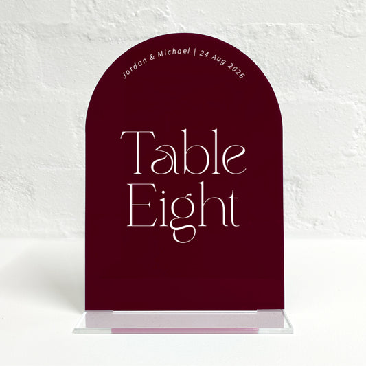 Jordan Matching Small Table Sign