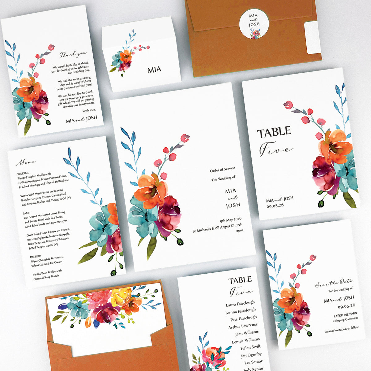 Mia Menu
