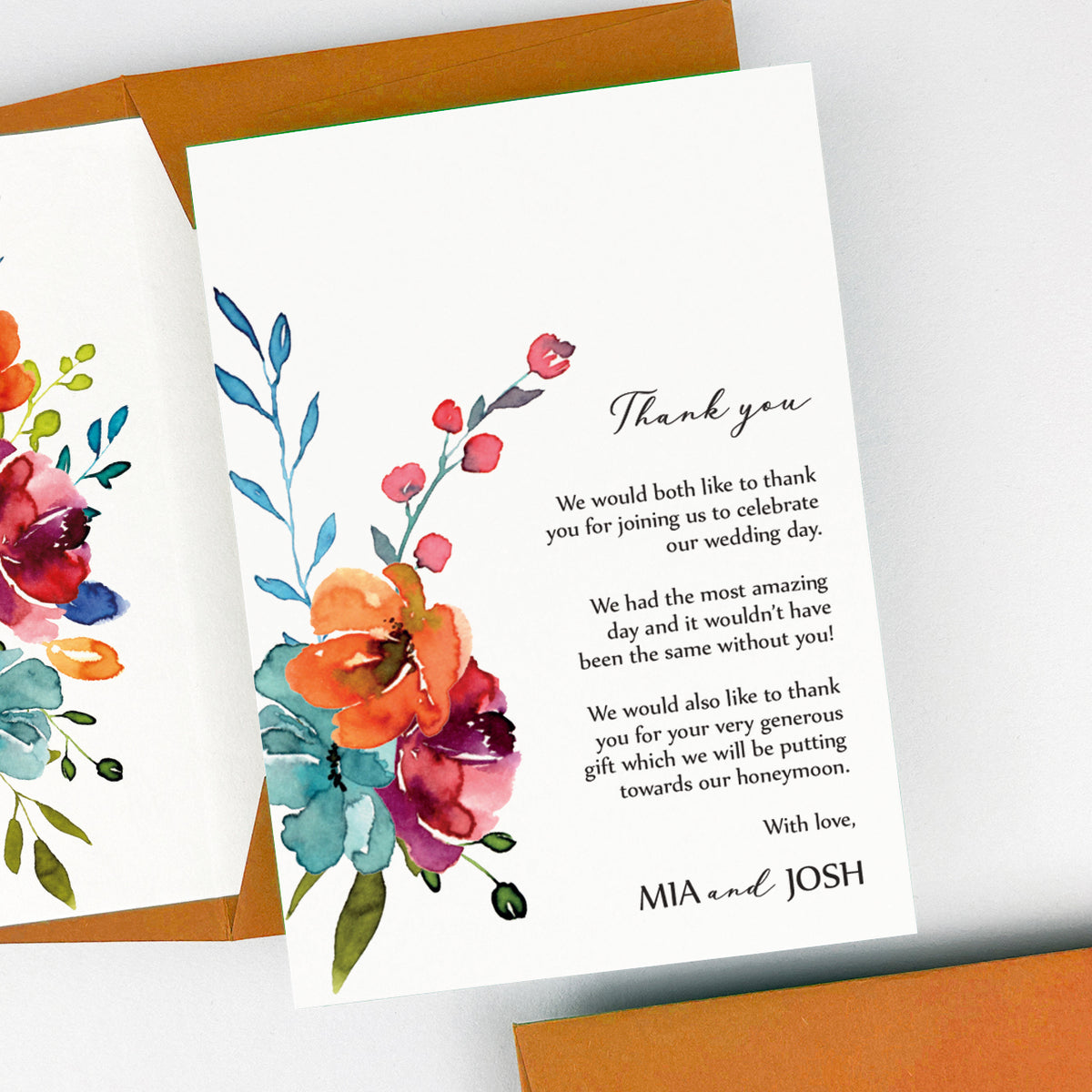 Mia Thank You Card