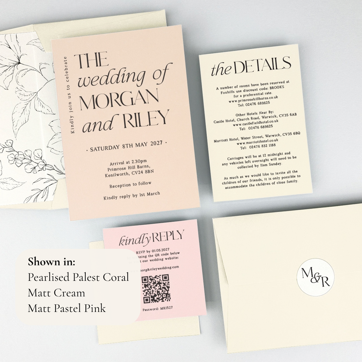 Morgan Wedding Invitation