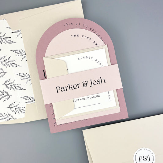 Parker Wedding Invitation