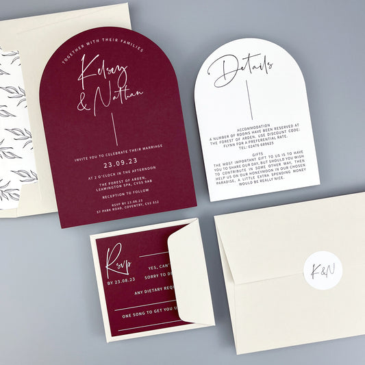 Kelsey Wedding Invitation