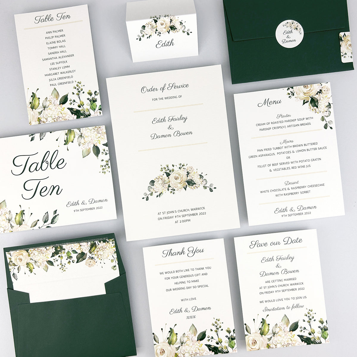 Edith Seating Plan