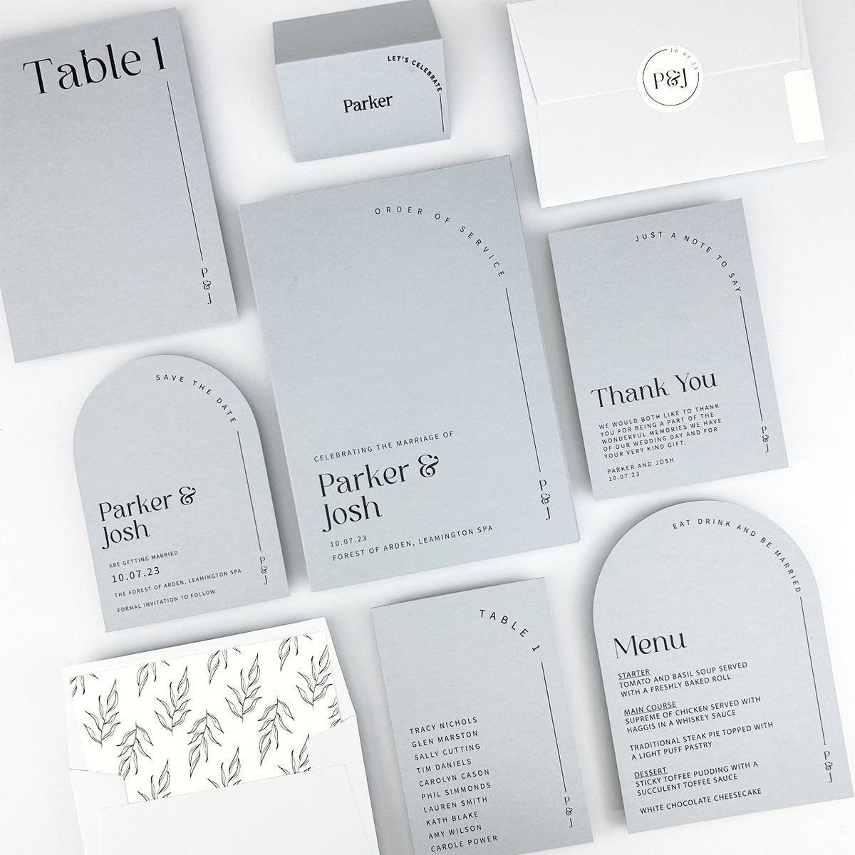 Parker Menu
