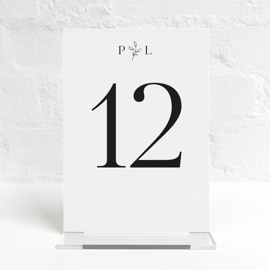 Paris Matching Small Table Sign