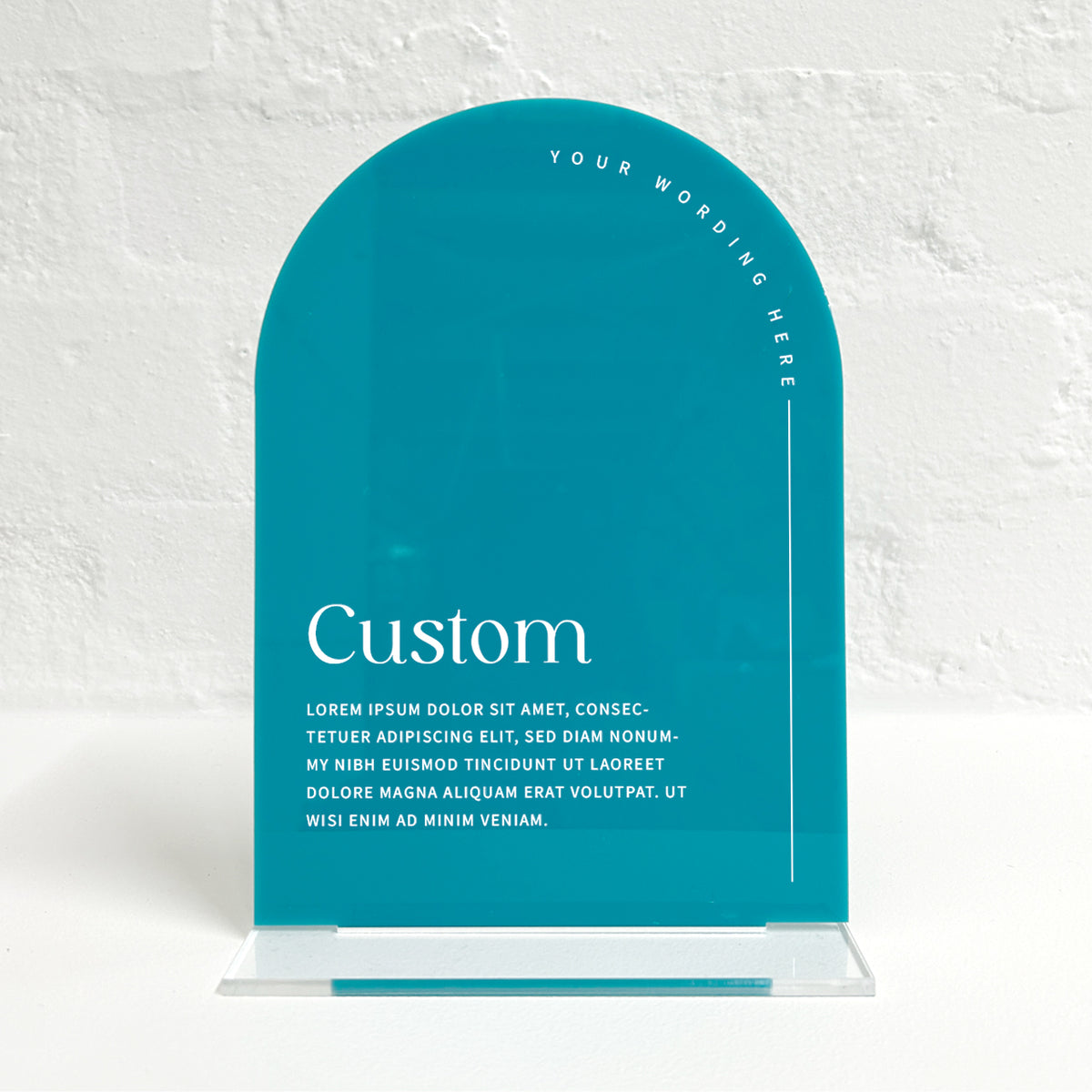 Parker Matching Small Table Sign