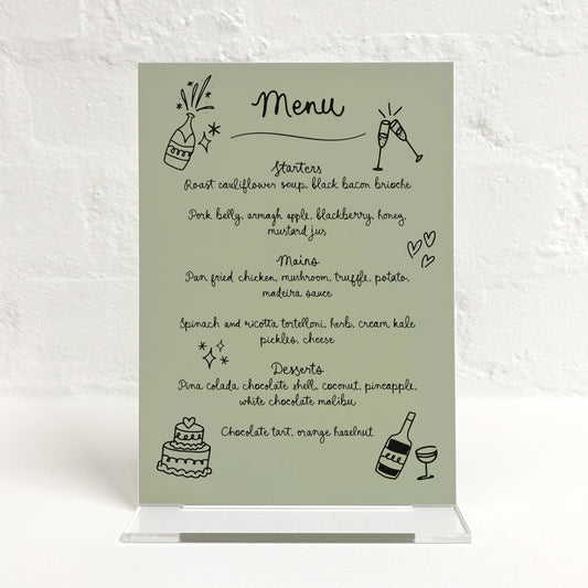 Savannah Matching Small Table Sign