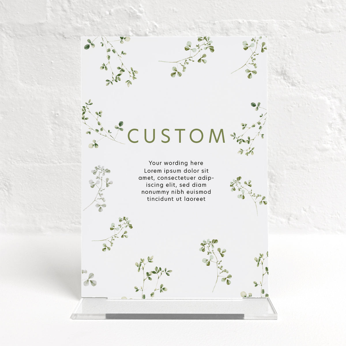 Sheridan Matching Small Table Sign