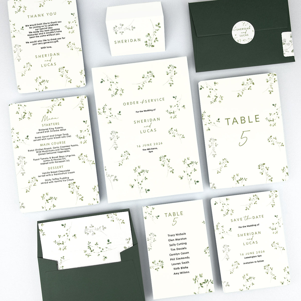 Sheridan Wedding Invitation