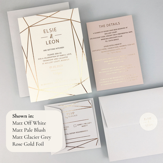 Zuri Wedding Invitation - Neutrals