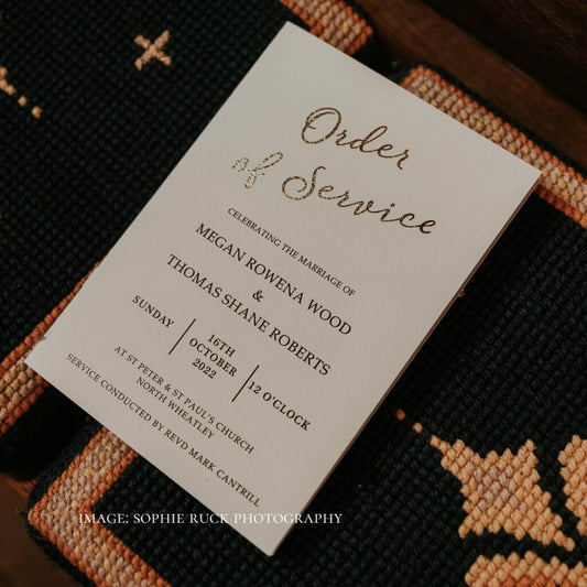 A Guide to Wedding Stationery & Signage