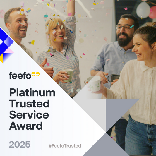 Pure Invitation receives Feefo Platinum Trusted Service Award 2025