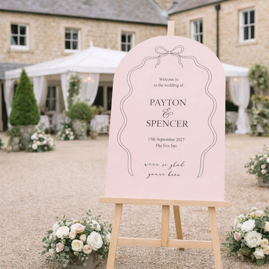 When Should You Order Wedding Signage? A Simple Timeline for Couples