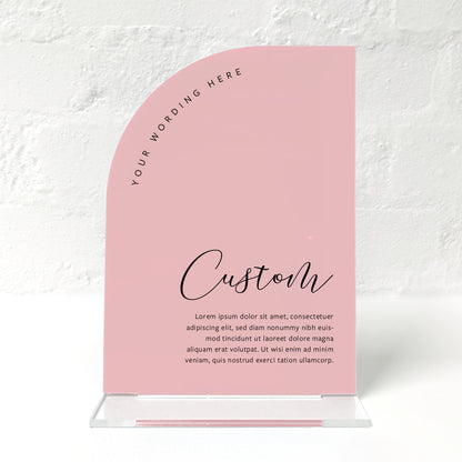 Arden Matching Small Table Sign