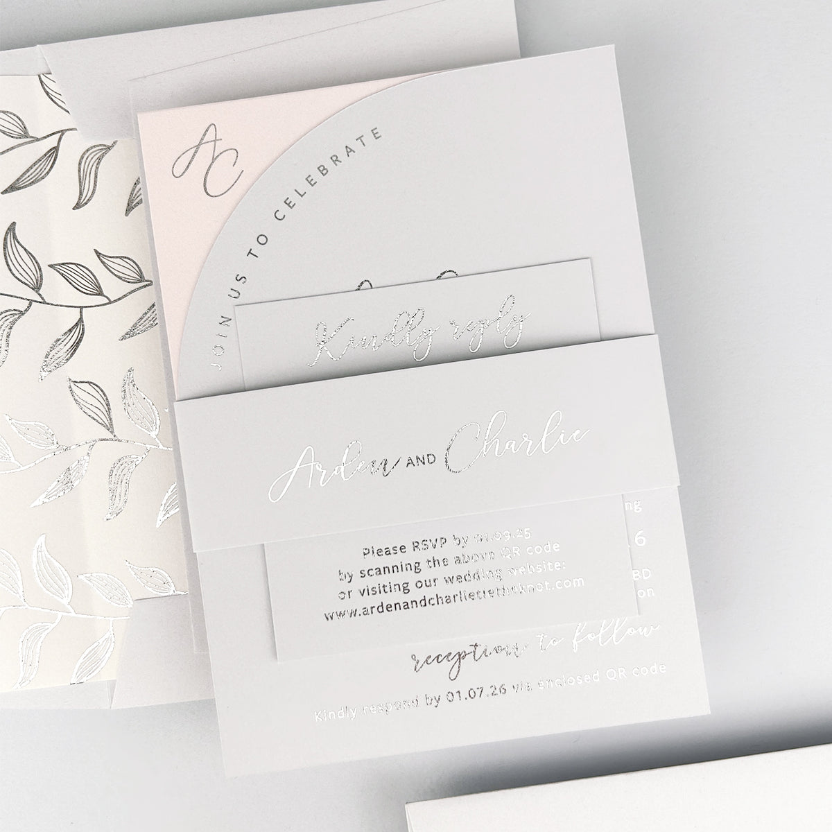 Arden Wedding Invitation - Neutrals