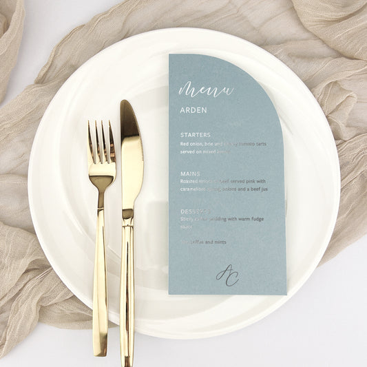 Arden Personalised Guest Menu