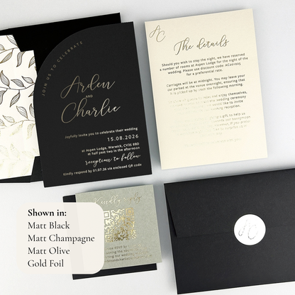 Arden Wedding Invitation