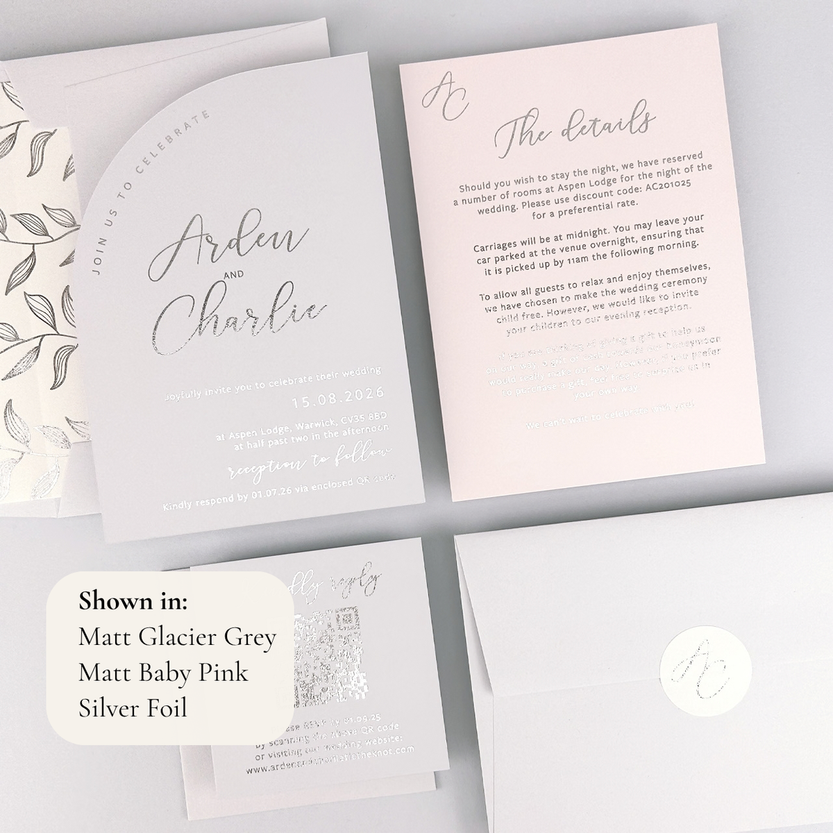 Arden Wedding Invitation