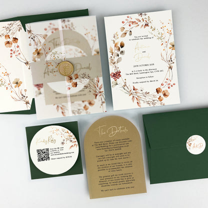 Autumn Wedding Invitation