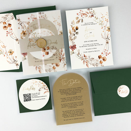 Autumn Wedding Invitation
