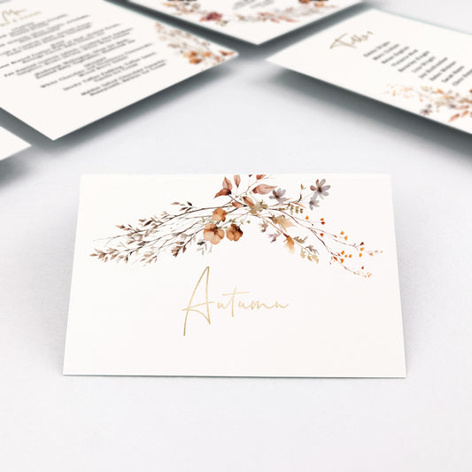 Autumn Place Card
