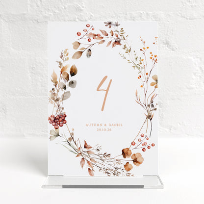 Autumn Matching Small Table Sign