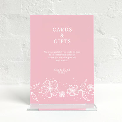 Ava Matching Small Table Sign
