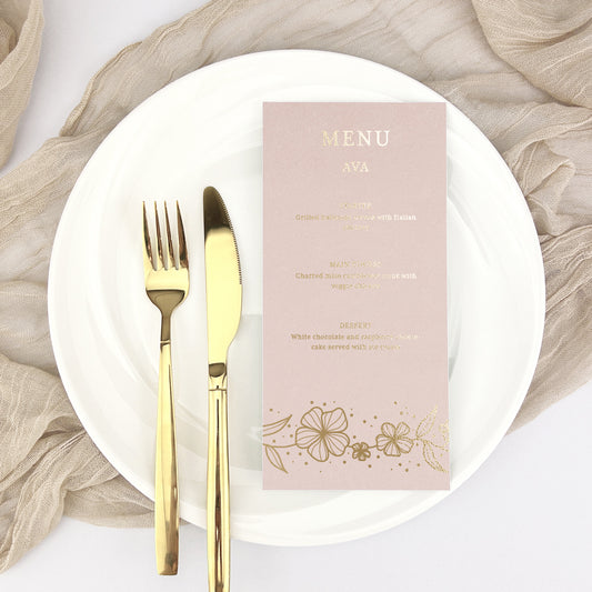 Ava Personalised Guest Menu