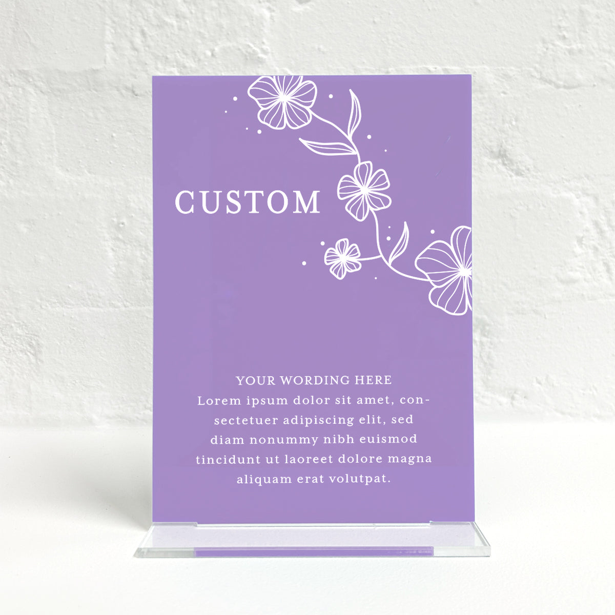 Ava Matching Small Table Sign