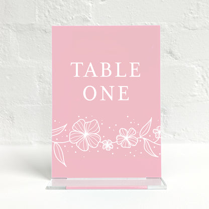 Ava Matching Small Table Sign
