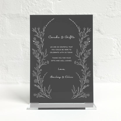 Bailey Matching Small Table Sign