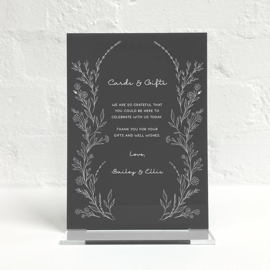 Bailey Matching Small Table Sign