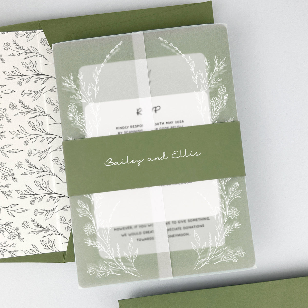 Bailey Wedding Invitation