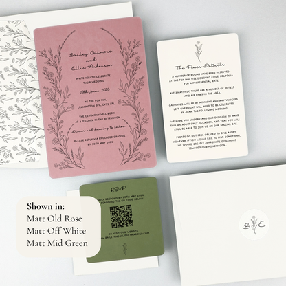 Bailey Wedding Invitation