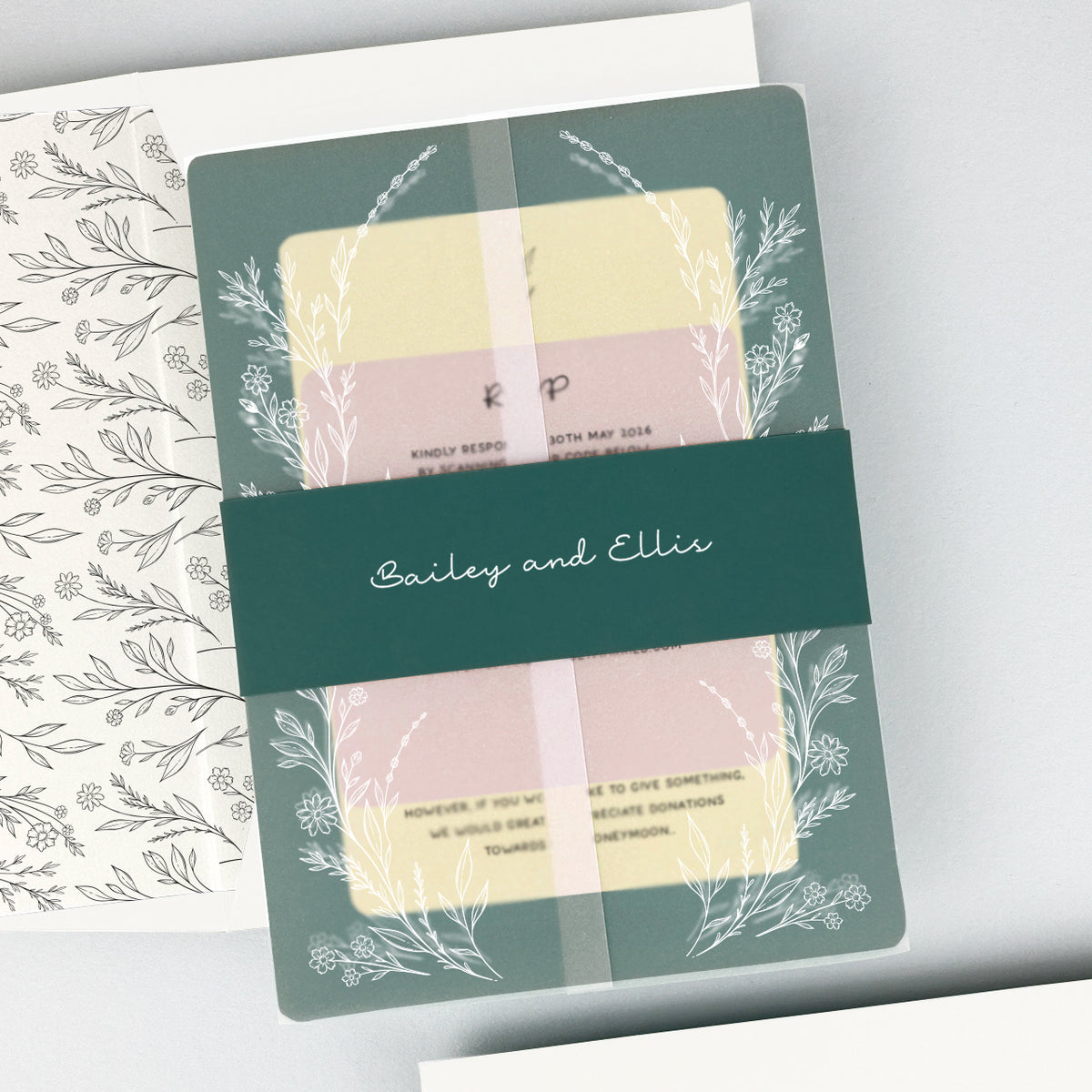 Bailey Wedding Invitation