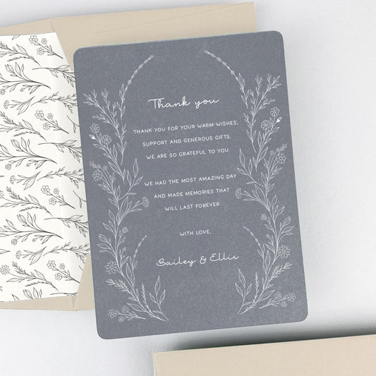 Bailey Thank You Card