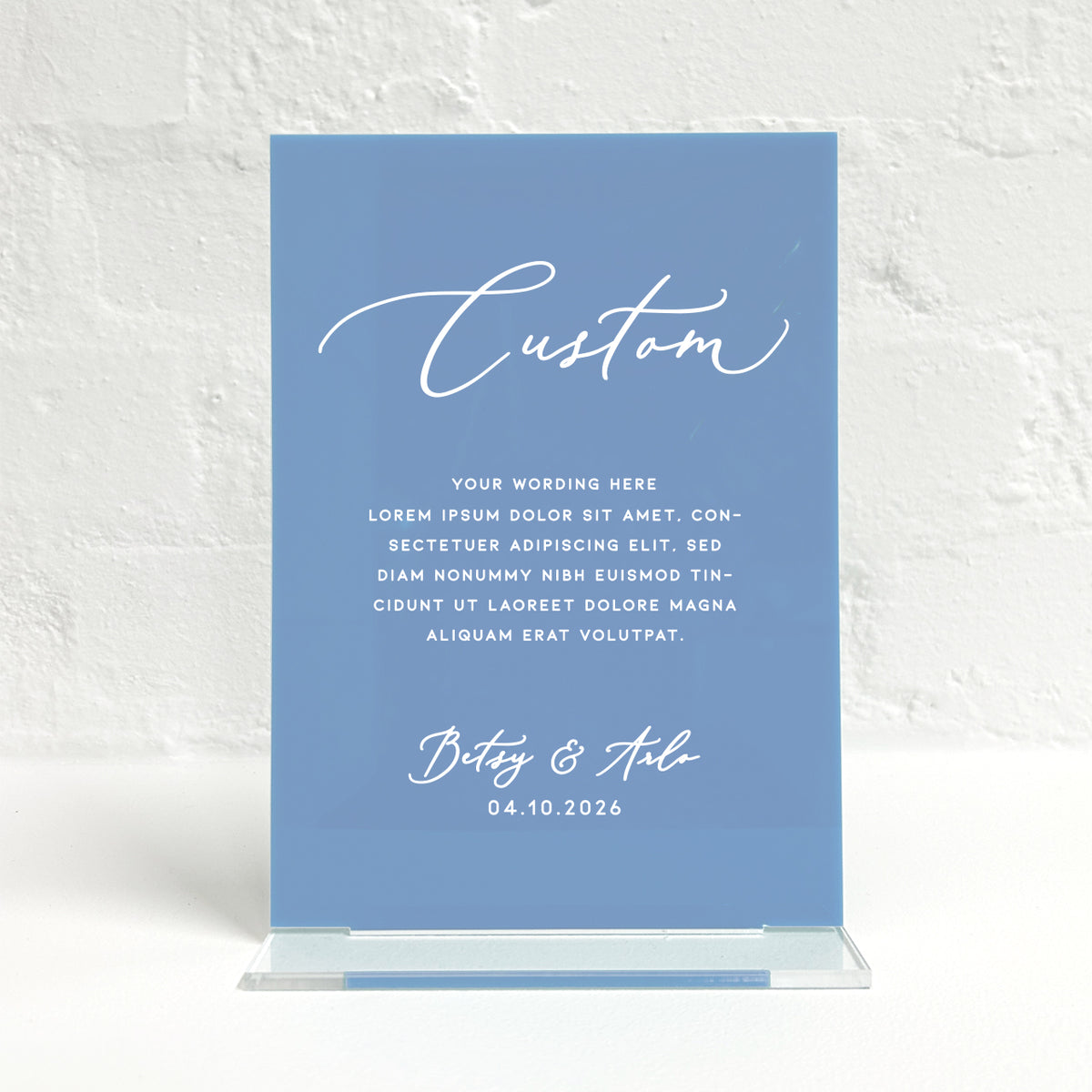 Betsy Matching Small Table Sign