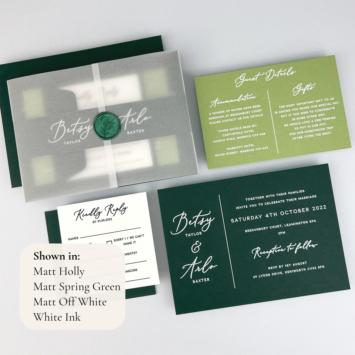 Betsy Wedding Invitation