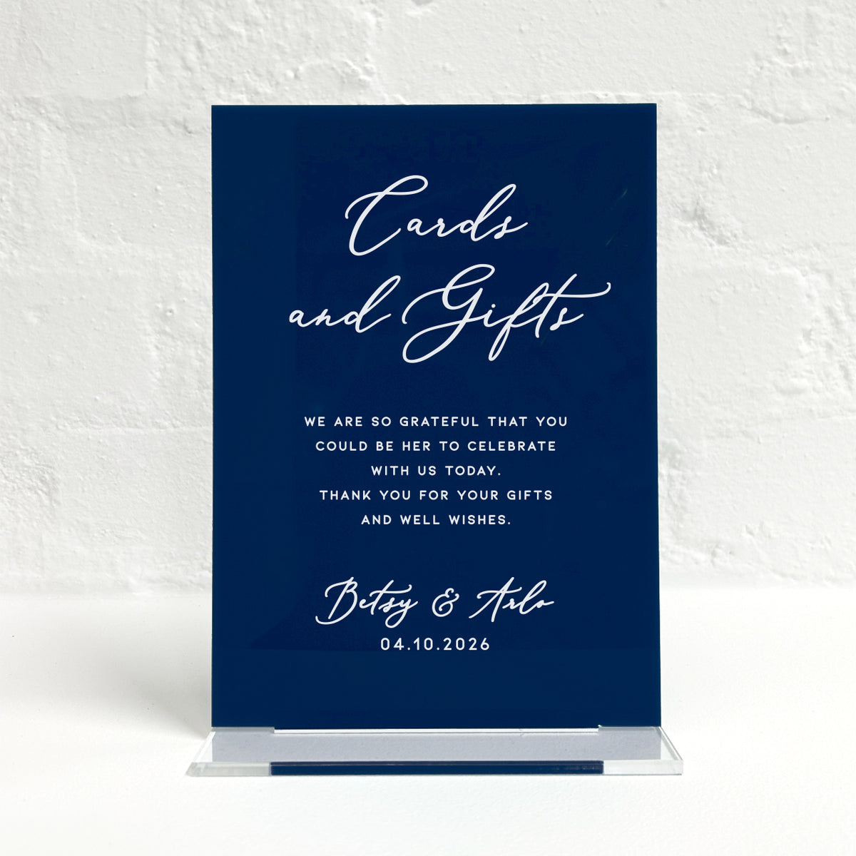 Betsy Matching Small Table Sign