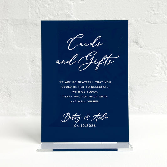 Betsy Matching Small Table Sign