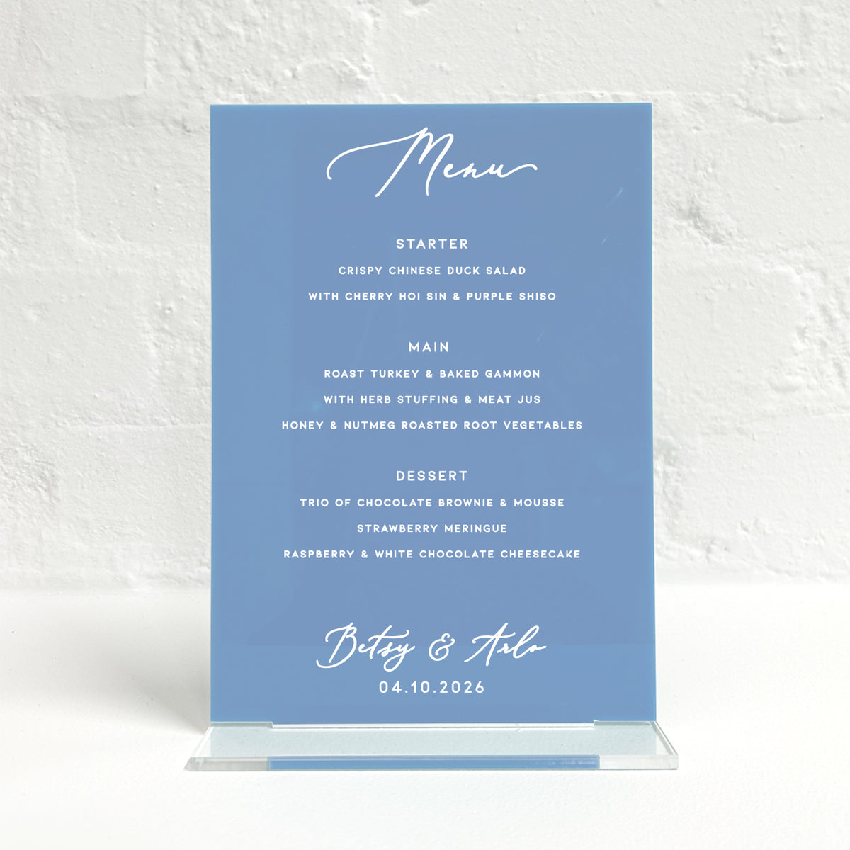 Betsy Matching Small Table Sign