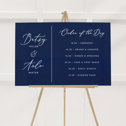 Betsy Order of the Day Sign