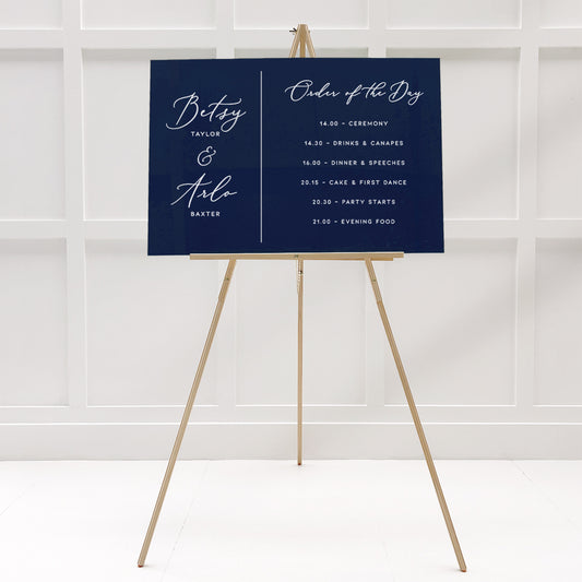 Betsy Order of the Day Sign