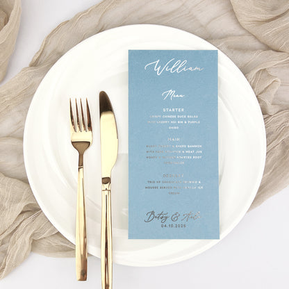 Betsy Personalised Guest Menu