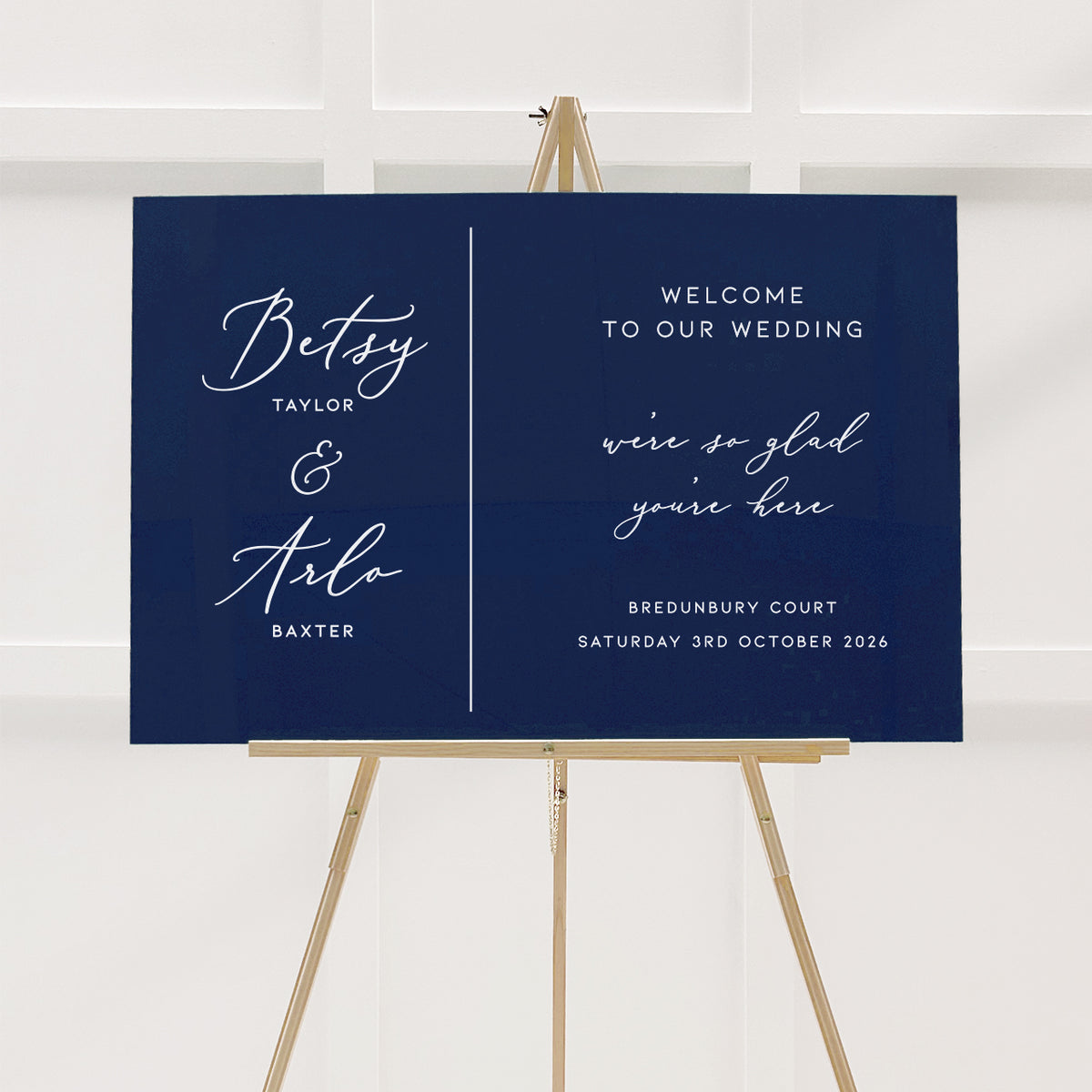 Betsy Welcome Sign