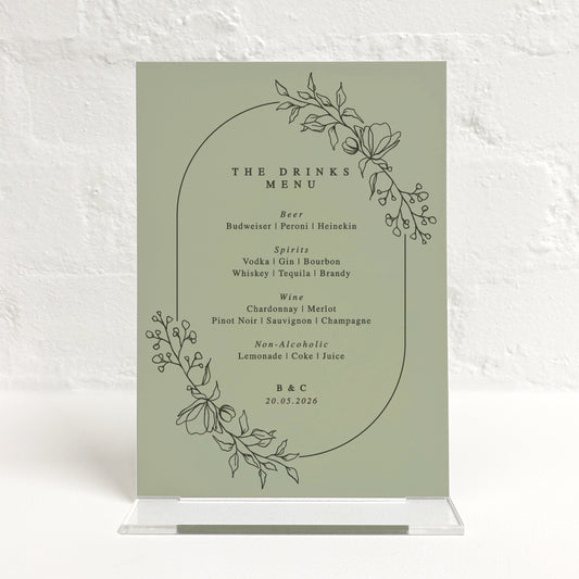 Bridget Matching Small Table Sign