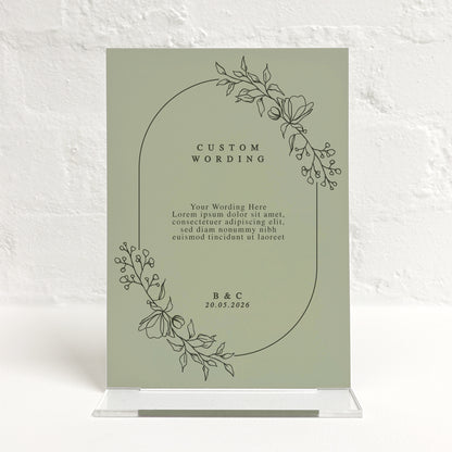 Bridget Matching Small Table Sign